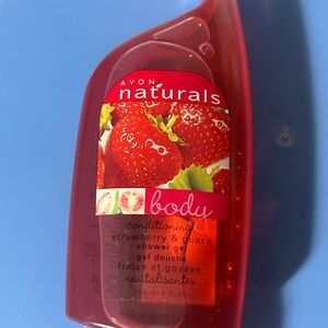 Avon Naturals Body Conditioning Strawberry and Guava Shower Gel